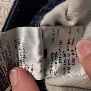 Signature by Levi Strauss Women's Straight Leg Jeans - Dark Blue